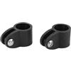 Glomora Bimini Top Jaw Slide, 2Pezzi 22mm Nylon Nero per Barca Yacht | Dimensione 7/8 di pollice. Resistente alle intemperie. Per rotaie da 22 mm. Ferramenta marina leggera e robusta.