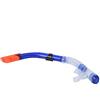 Omabeta Tubo per Boccaglio, Boccaglio in Gel di Silice Commestibile | Valvola resistente, ventilata, completamente asciutta, vestibilità comoda, PVC blu