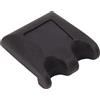 Asixxsix Porta Stecca da Biliardo, Portatile 2 Fori Poggia Stecca da Biliardo Pesato Heavy Duty Antiscivolo Mini Porta Stecca da Biliardo in Plastica Artiglio per Tavolo, Bar, Sedia, Nero