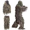 Yeaxxsqy Ghillie Suit Camo Leafy Leggero Abbigliamento da caccia per uomo Traspirante Ghillie Poncho per cacciatori Cecchino Paintball Piccolo