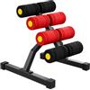 XLWLLNJ Sedia per Fitness con Rulli Imbottiti Compatto Sedia Fitness Multifunzione Portatile per Routine Post-Allenamento