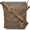 Zerimar Tracolla in vera pelle - Design elegante e professionale per uso quotidiano e occasionale - Ultime unità- Tracolla 28 x 7 x 23 cm