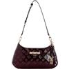 GUESS Borsa a Spalla Carmella, Logo Borgogna, One Size, Borsa a Spalla Carmella