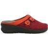 Melluso Pantofola donna con plantare estraibile in tessuto rosso pd902q 38