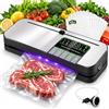 Sternstunde Macchina Sottovuoto Alimenti, 80KPa Macchina | Sottovuoto Professionale con Sigillo Largo 30cm e Sterilizzazione UV, Sigillatrice per Sacchetti con 50 Sacchetti Sottovuoto