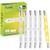 Fondiiz 6 Piezas Lampadina Alogena 118mm 200W, R7s Blanco Cálido 2800K 230V | Dimmerabile Lampadine Alogene, R7s 200W 118 mm 3600LM Bombilla Halogena Lineal para Lampade da Pavimento Lámparas de Pie