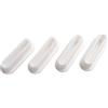 ReachMall 4 tappi in gel di silicone per fori di troppopieno in lavabi ovali, progettati per un uso a lungo termine e per mantenere puliti i lavandini del bagno