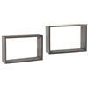 Gicos Set 2 mensole Moduli pensile rettangolari in Legno MDF da Muro Colore Olmo Libera Installazione DOU-789175
