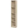 Etna Libreria economica con 4 ripiani colore Quercia