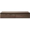 Selsey Mobile TV Sospeso 100 x 31,6 x 18,2 cm, Multiuso, Effetto legno noce | Profilo ribassato, multifunzione: consolle o scrivania, portata max 10 kg, pannello laminato, bordi ABS, montaggio a parete