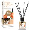 LOOAN PERFUMES Diffusore per Ambienti Fiori d'Arancio 100 ml con Bastoncini, Profumatore per Casa a Rilascio Graduale, Fragranza Floreale e Agrumata per Soggiorno, Camera, Bagno e Ufficio