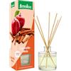 Tenka Profumatore per Ambienti Mikado, Fragranza Cannella-Mela, Durata Superiore a 12 Settimane, 0% Alcol, Non Infiammabile, Design Elegante per la Casa - 100 ml