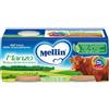 Mellin - Omogeneizzato Manzo 2 x 80 g - Alimento per l'infanzia
