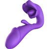 B-SERIES Vibratore Doppia Stimolazione Tongue Flap