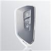 OFFCURVE Custodia Chiavi Trasparente Cover Chiave, Guscio Chiave Copri Chiavi Auto Telecomando per VW Volkswagen Golf 8 GTE GTI ID.3 ID.4 Seat Leon MK4 Tarraco Ateca Skoda Octavia Cupra Formentor Born