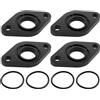 YINETTECH Set di 4 guarnizioni per collettore di aspirazione carburatore per collettore di aspirazione scooter da 50 cc, cuscinetto in bachelite compatibile con ATU compatibile con Boatian compatibile