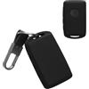 kwmobile Cover Chiave Auto Compatibile con Mazda 3-Pulsanti CX30 CX50 CX60 CX90 MX-30 - Custodia Portachiavi/Key Fob in TPU - Guscio Chiave in nero - Con Anello Portachiavi