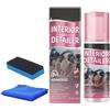 Generic Detergente per cruscotto auto, 100 ml, smacchiatore sicuro | Interior Detailer Spray Accessori Auto per Cuoio Vetro Tappezzeria Cruscotto Sedile Veicolo Camion SUV RV Van