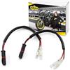 Area1 Set di 2 adattatori per indicatori di direzione a LED per moto (compatibile con