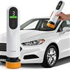 YOOMUR Mini lucidatrice per auto, kit per la riparazione dei graffi, per la pulizia della pellicola di olio del vetro a batteria, con indicatore LED, lucidatrice per auto, per pellicole di olio e graffi