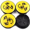 Loujyou 4 Pezzi Auto Coprimozzi per Abarth ABT TUCSON 50mm Cerchioni Accessori Auto Decorativo Accessori,A