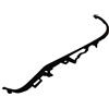 one by Camamoto plastica, profilo, bordino anteriore destro per yamaha t-max 530cc anno 2012-2013-2014-2015-2016 |rif orig. 59C-28397-00
