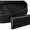 alophoty Paracolpi Portiere Auto, Profilo in Gomma EPDM a U con Bulbo Cavo | Protezione Flessibile Autoadesiva per Porte Auto, Lamiera, Vetro, Pannelli Metallici e Progetti Fai da Te