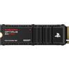 SANDISK Optimus GX PRO 850P M.2 NVMe SSD 1 TB (Espansione di storage ufficialmente concessa in licenza per console PS5, fino a 7.300 MB/s, PCIe Gen 4.0) con dissipatore di calore