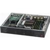 Supermicro CSE-E300 computer case Supporto Nero (1U SERVER BOX PC FATX/MITX,1U,