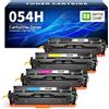 Halloya 54H 054 CRG-054H CRG-054 Compatibile per Canon 054H CRG-054 Toner | Compatibile per MF645cx MF643cdw LBP623cdw LBP621cw LBP622Cdw MF644Cdw MF642Cdw MF640C LBP620 4-Pack