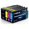 Halloya 937e Multipack 937 XL Cartucce Compatibili Con Le Stampanti HP 937 | Compatibili con OfficeJet Pro 9120e 9720e 9730e 9132e 9122e 9125e 9130e 9135e 4 Pack
