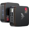 NiPoGi Mini PC ΑΜD 3250U(Max 3.5GHz, 2C/4T, Migliore di 3200U/N100),8GB DDR4 256GB SSD Mini Desktop Computer