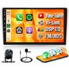 Rimoody Autoradio per Toyota Avensis 2003-2009 Senza Fili Carplay Android Auto You-Tube Vi-Link Bluetooth FM/RDS DSP EQ, 9 Pollici Touchscreen Radio Mirror Link USB/AUX/MIC SWC Telecamera Posteriore