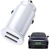 Generic Caricabatteria da auto - Mini testina di ricarica compatta, interfaccia | USB multiporta, supporto simultaneo dispositivo + flusso di energia stabile, robusto componente hardware sintetico - per pres
