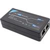 exgoofit POE Extender 2 porte PoE-sourcing Ethernet Switch Repeater 100m 1 in 2 Out Conforme IEEE 802.3af/at Standard 10.100Mbps per telecamera di sicurezza su cavi Cat5/Cat6 o UTP