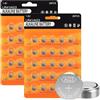 wowpower Batterie a bottone LR41, 50 pezzi, 1,5 V, alcaline, AG3 LR 41 | SR41 192 392 L736 L736f - Batteria a bottone, senza mercurio e a prova di perdite