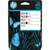 HP 953 Multipack nero, ciano, magenta, giallo, per HP OfficeJet Pro, 7720, 7730, 7740, 8210, 8216, 8218, 8710, 8715, 8718, 8719, 8725, 8728, 8730, 8740, 8745, 90. 10 90 12 9013 9014 9015 9016 9018