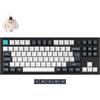 Keychron Q3 Max Tastiera Meccanica Wireless TKL RGB ISO IT Brown Knob | Hot-Swap | Bluetooth, 2,4 GHz e USB-C | Schiume Acustiche | Compatibile Mac e Windows