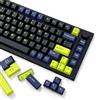 XFU Set di keycaps PBT double-shot, non trasparenti, gambo MX, 163 tasti