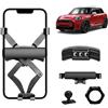 TTCR-II Compatibile con Supporto Cellulare MINI Cooper F54 F55 F56 F57 F60 | 360° Supporto per Telefono Girevole F54 F55 F56 F57 F60 2022 2023 2024, F55 Porta Cellulare F56 Portatelefono MINI Accessori