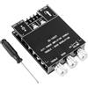 XTVTX ZK-1002T Amplificatore HiFi con Bluetooth Mini Amplificatore Audio Stereo 2.0 Canale 100W+100W Stereo Mini Amplificatore Modulo TPA3116D2 Chip con TB, USB, AUX, DC 12-24V per Altoparlanti