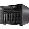 Asustor Lockerstor 6 Gen2+ AS6706T v2, 6 Bay NAS, Quad-Core 2.0GHz CPU, 2 5GbE Ports, 8GB RAM DDR4, 4 M.2 SSD Slots, Network Attached Storage (Senza dischi)