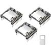 Wxuiqaz 3 Pezzi Mini Modulo Lettore MP3 DFPlayer, Modulo Audio per Decodificatore Audio a 24 bit con DAC, TF Card fino a 32 GB, Controllo seriale, Pulsante e I/O, Modulo Audio DIY