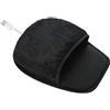 Generic Tappetino per mouse riscaldato con scaldamani per scrivania, funzionamento USB, adatto all'inverno, protezione ergonomica per il polso, ideale per ufficio, cancelleria, mano calda (nero, taglia unica)