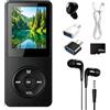Synclum Lettore MP3 Bluetooth 5.3 64 GB con altoparlante HD, radio FM e schermo da 1,8