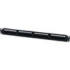 StarTech Patch Panel Cat6 24 Porte 1U, 110 Punch Down (C6PANEL24) | Pannello di Cablaggio per Rete Cat6, Terminazione Posteriore, Gestione Cavi