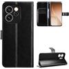 Ebzzliy Cover per OPPO Reno 15 F 5G/15 FS 5G, Antiurto Custodia, Nero | Pelle Premium Portafoglio Slot per Schede Chiusura Magnetica Case