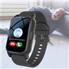 Weyot Orologio Salvavita per Anziani, GPS Smartwatch con Rilevamento Cadute, SOS, Videochiamata HD, Recinzione Elettronica E Impermeabile IP67, Orologio con Allarme Personale per Anziani
