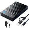 ModusTech Vault - Disco rigido esterno da 3,5 pollici (non portatile) da 2 TB, USB-C 3.1 (5 Gbps) HDD per PC, Mac, laptop e console, memoria di backup