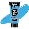 Erinde Trucco Azzurro per Viso e Corpo da Donna, Alta Coprenza, Trucco in Crema Azzurro per Viso, Alta Coprenza, Colore Intenso, Facile da Sfumare, Lavabile, per Halloween, Carnevale e Cosplay